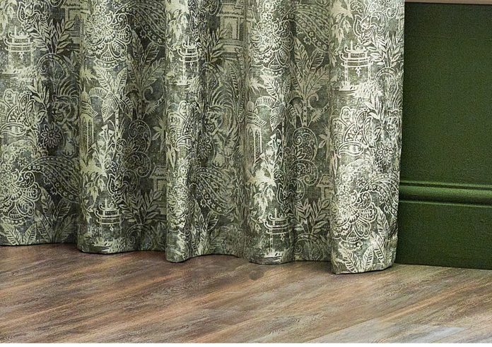 Bengal Eyelet, Sage - Ready Made Curtains - Image 6